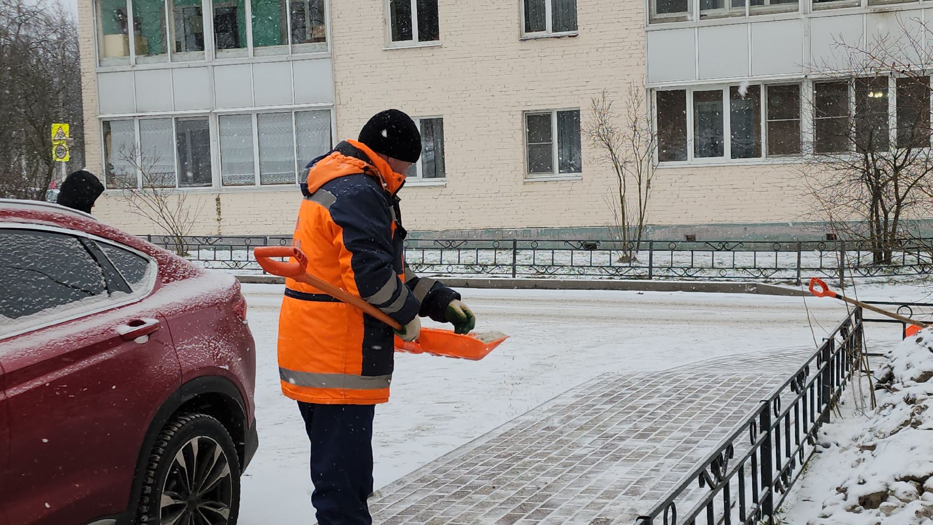 Уборка, снег, Истра, жкх,