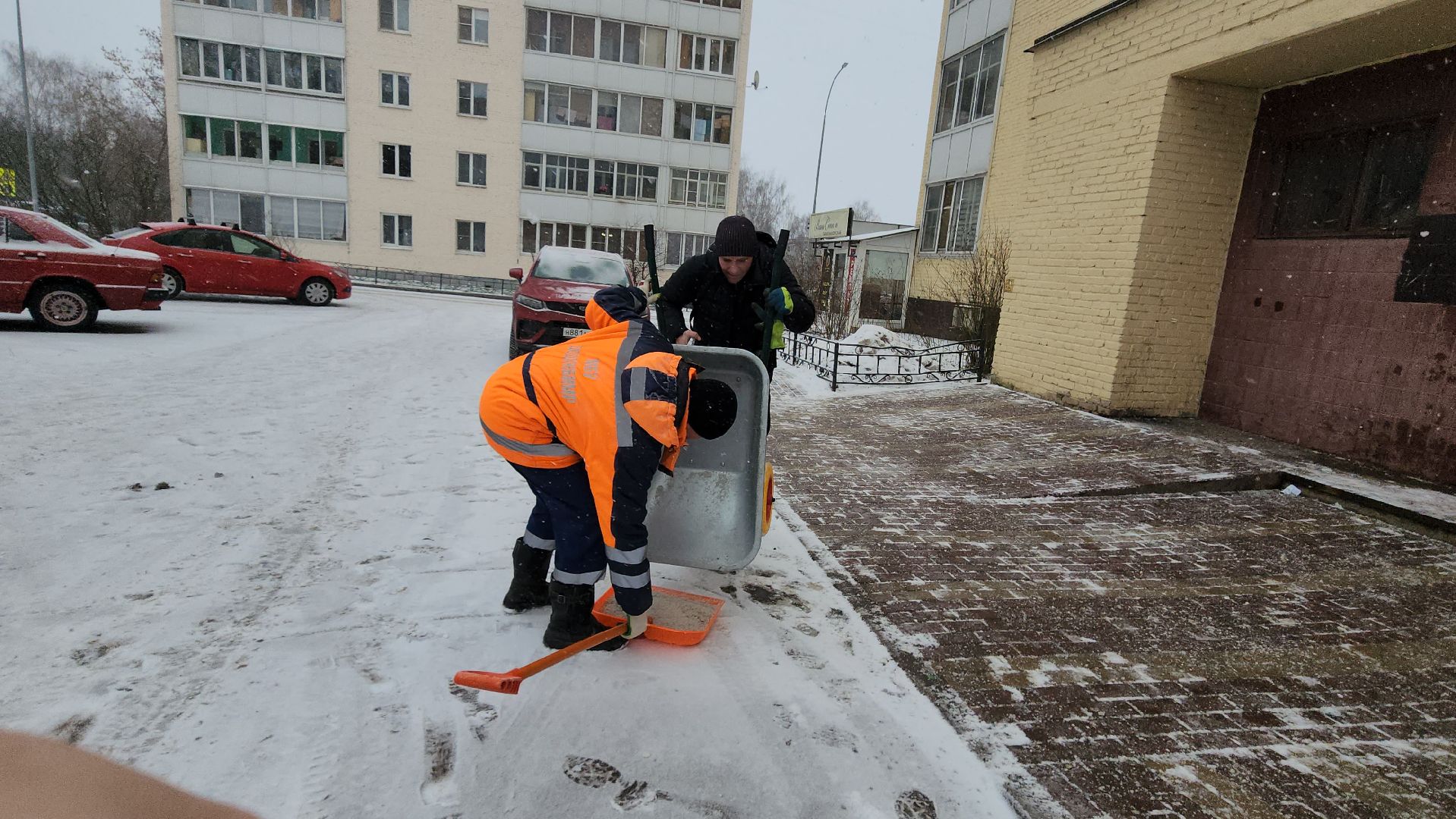 Уборка, снег, Истра, жкх,