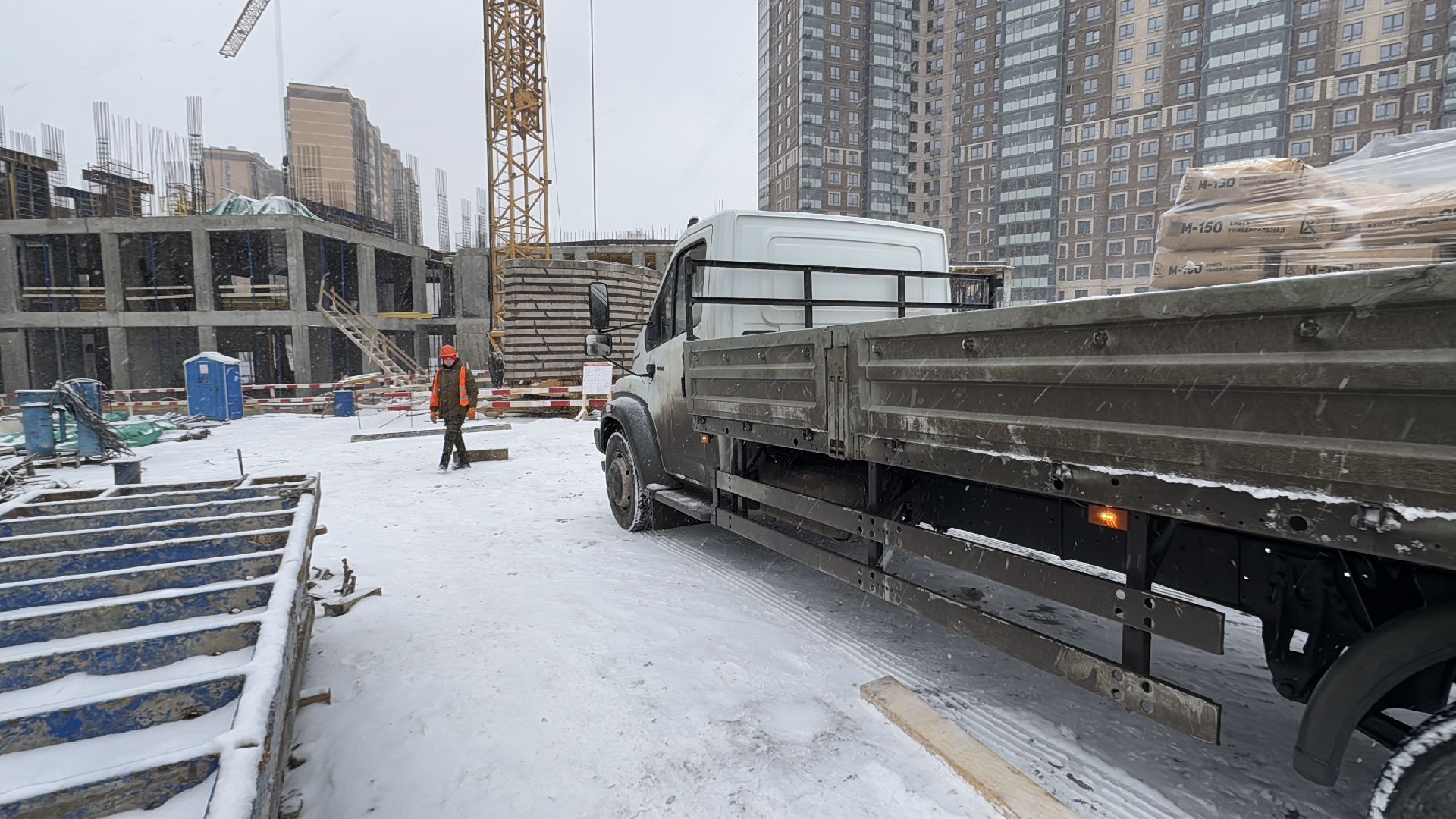Новый детский сад в Одинцово, ЖК Союзный, Строительство, вертикалки,