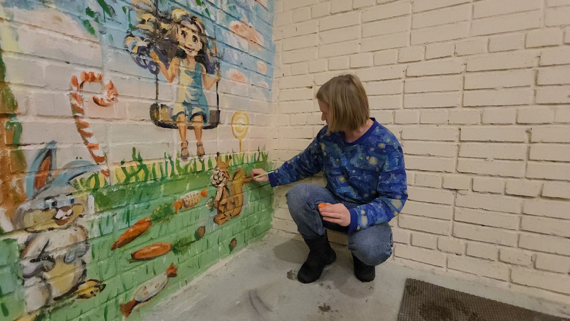 истра, подъезд, художник, творчество,