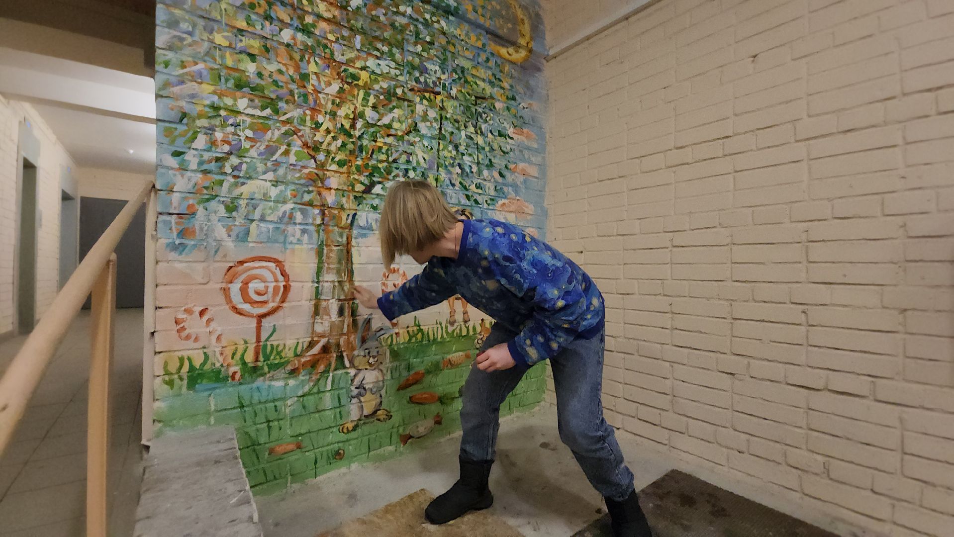 истра, подъезд, художник, творчество,