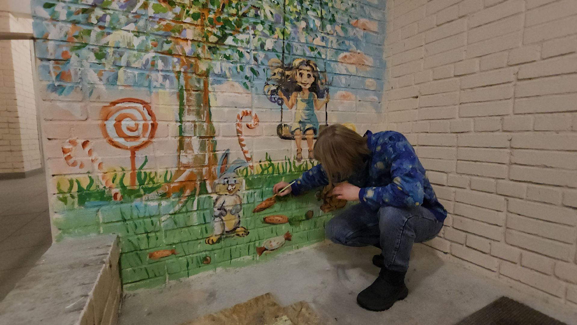 истра, подъезд, художник, творчество,