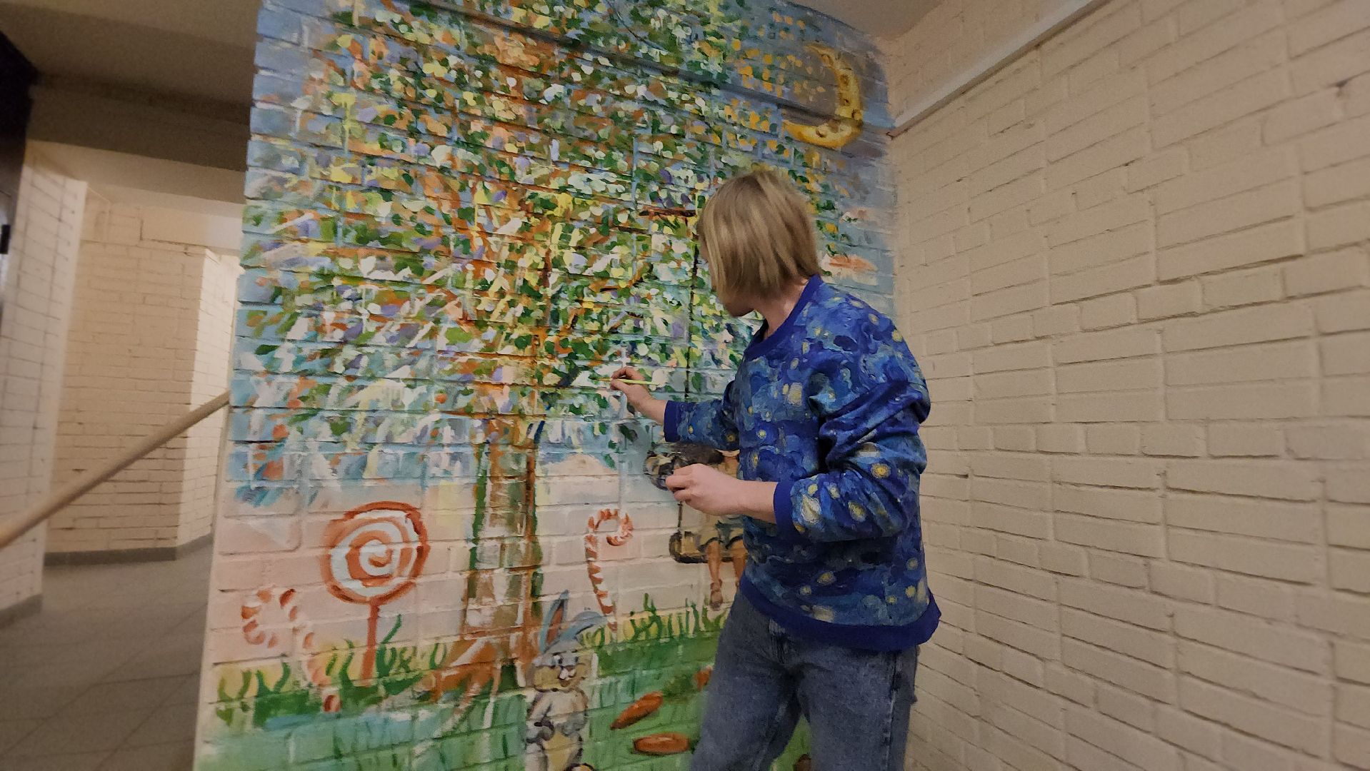 истра, подъезд, художник, творчество,