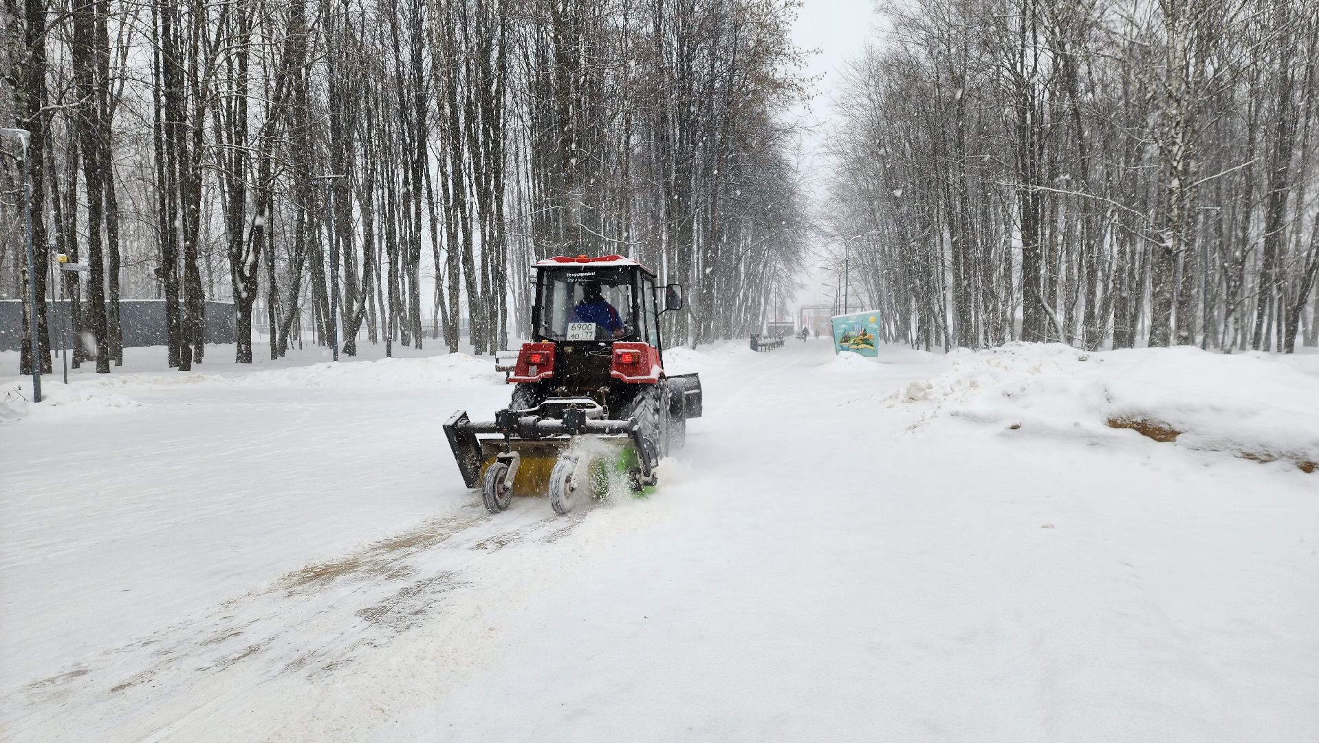 солнечногорск, вертикалки, зима в парке, зима в подмосковье, снегопад, погода,