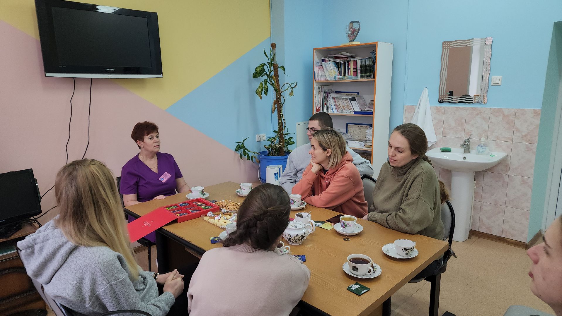 подольск, будущие мамы, роддом, чаепитие, Акушерка,