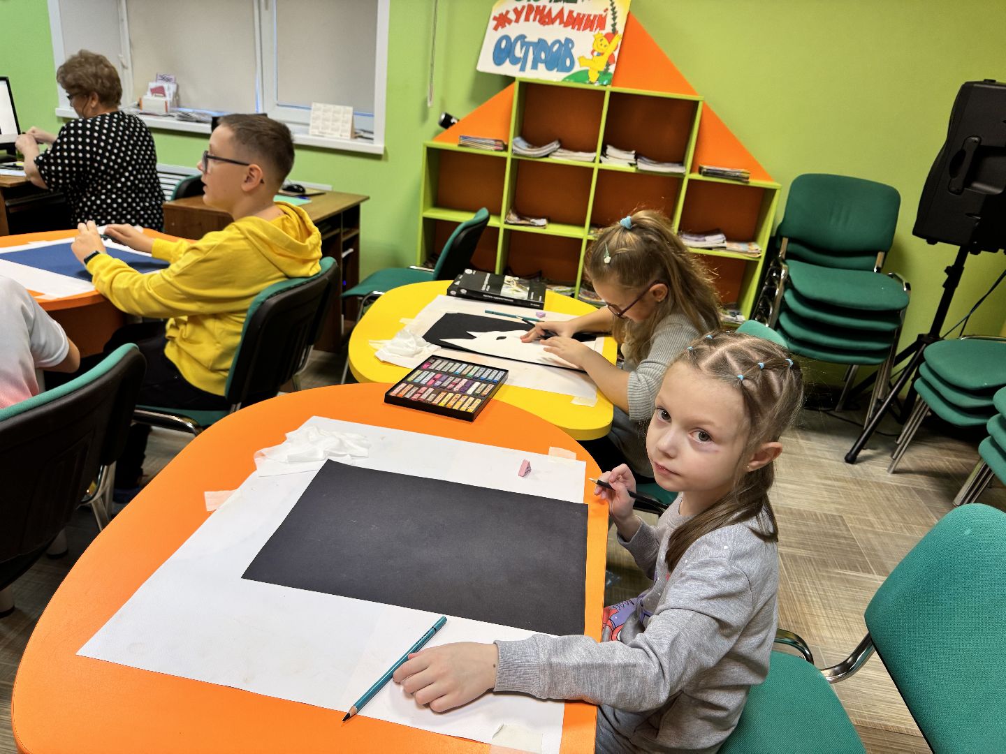 шаховская, изо, рисование, мастер класс,