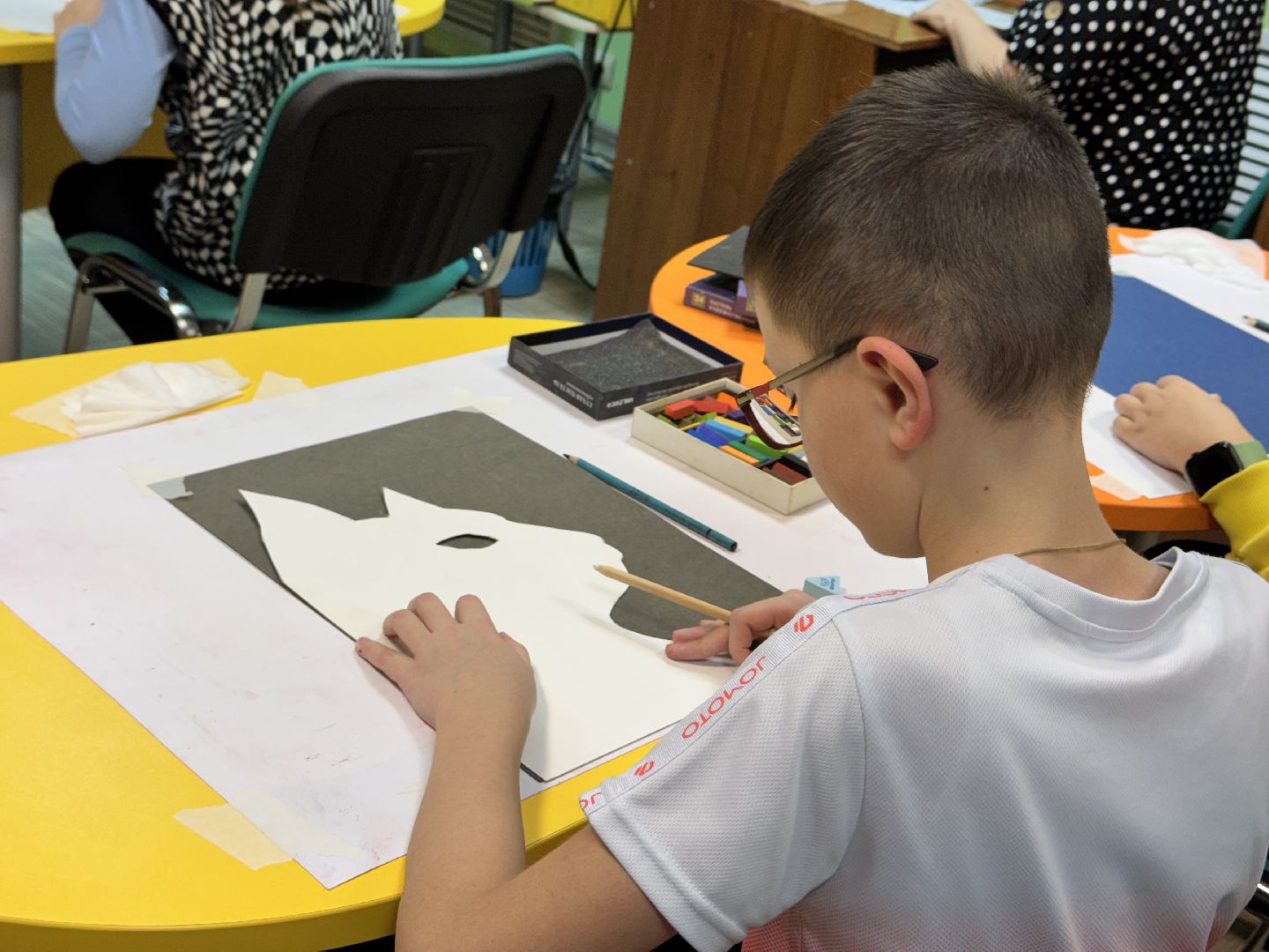 шаховская, изо, рисование, мастер класс,