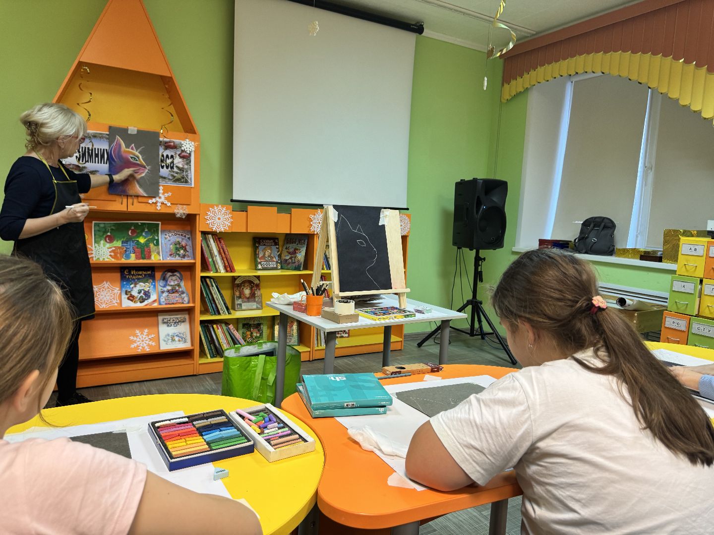 шаховская, изо, рисование, мастер класс,