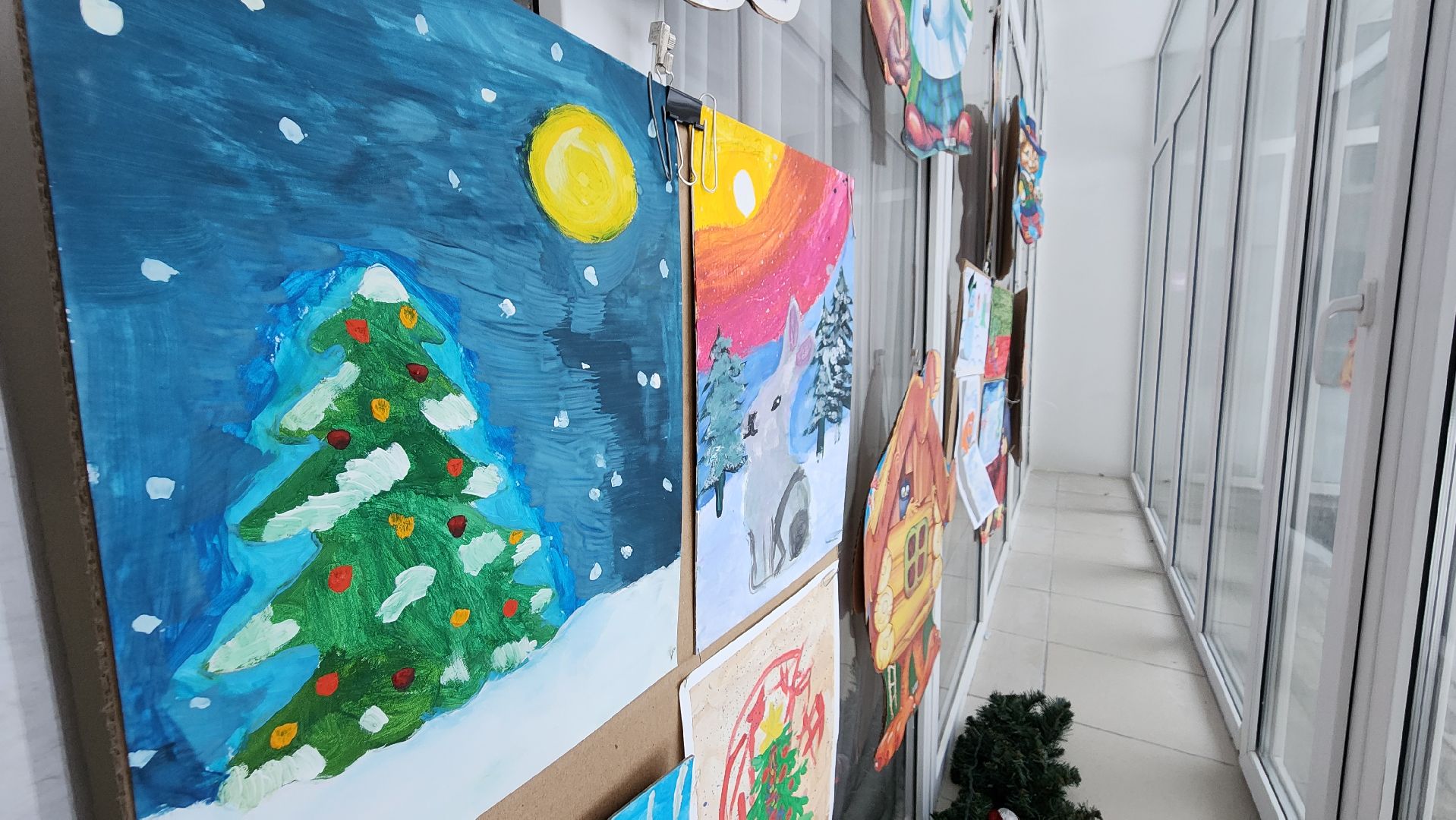 культура, выставочный центр протвино, творчество самых маленьких, г о серпухов, зима на рисунках,