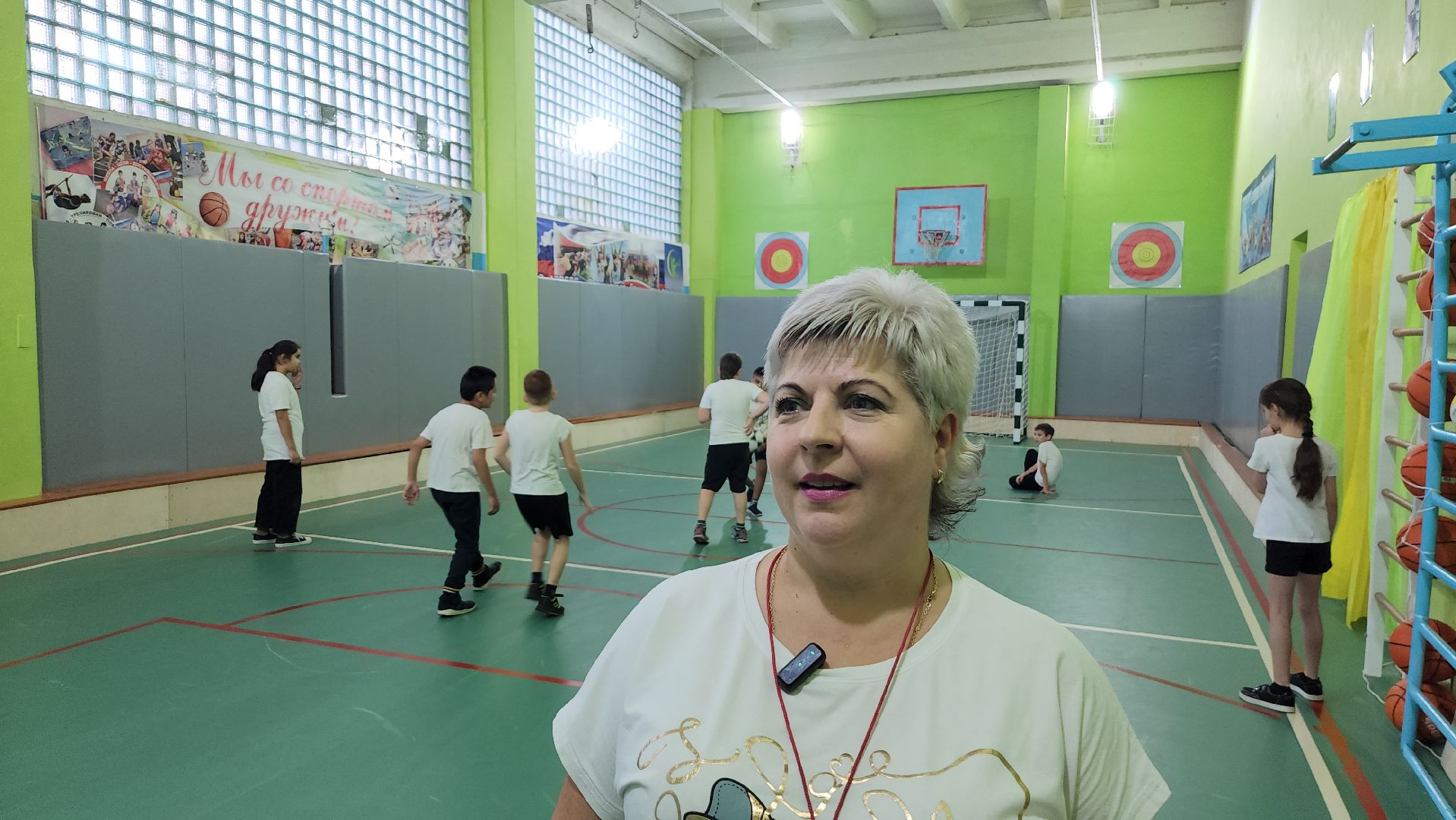 серпухов, туровская школа, вклад в будущее, оборудование для спортзала, флорбол, мини-футбол,