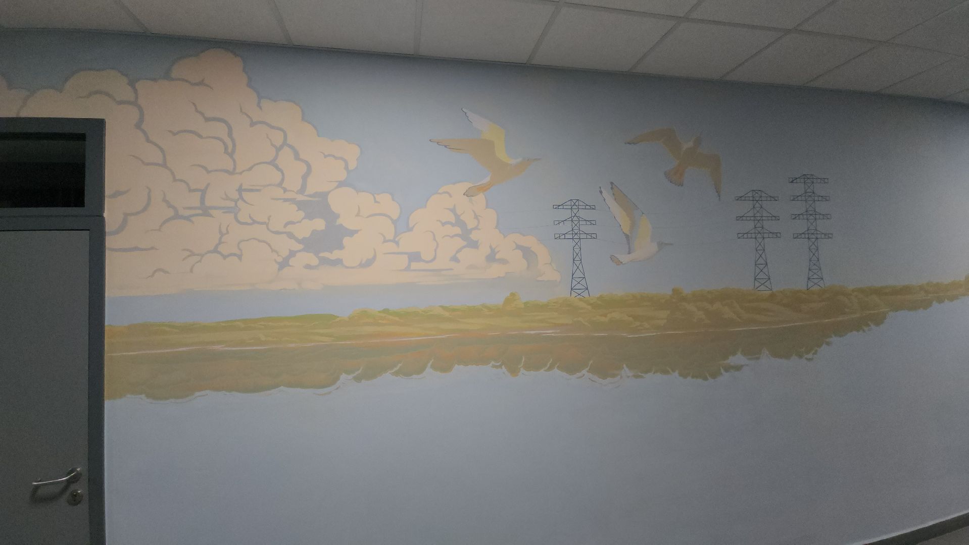 художник алексей шилов, монументальная живопись, Школа, Лобня,