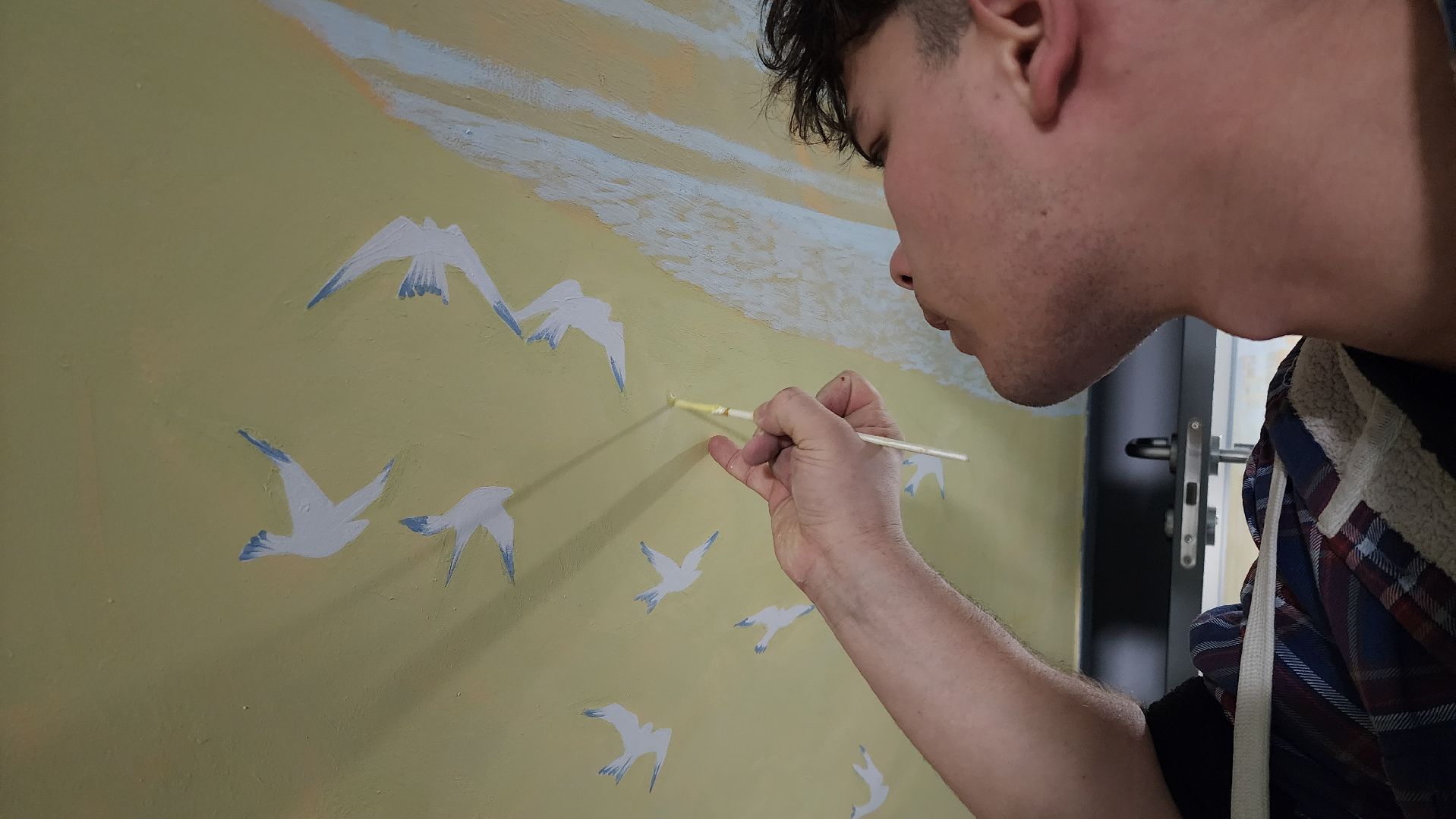 художник алексей шилов, монументальная живопись, Школа, Лобня,