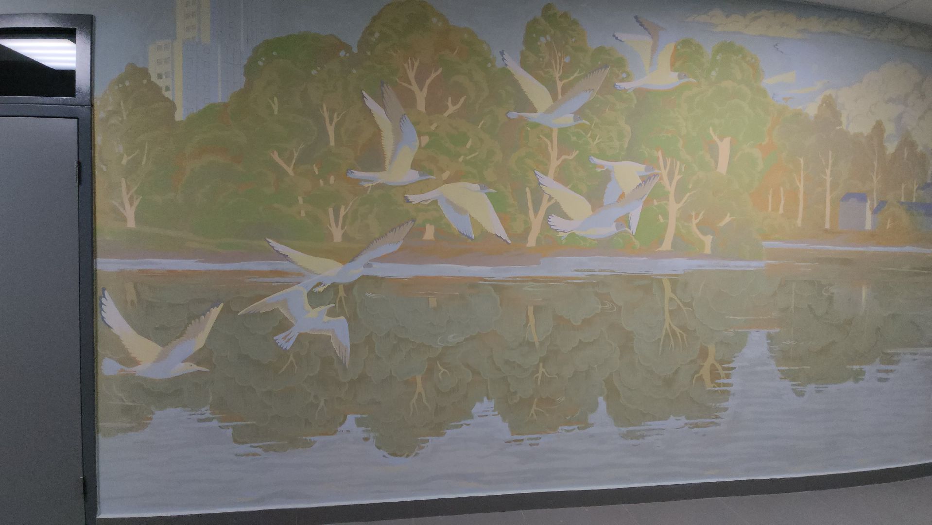 художник алексей шилов, монументальная живопись, Школа, Лобня,