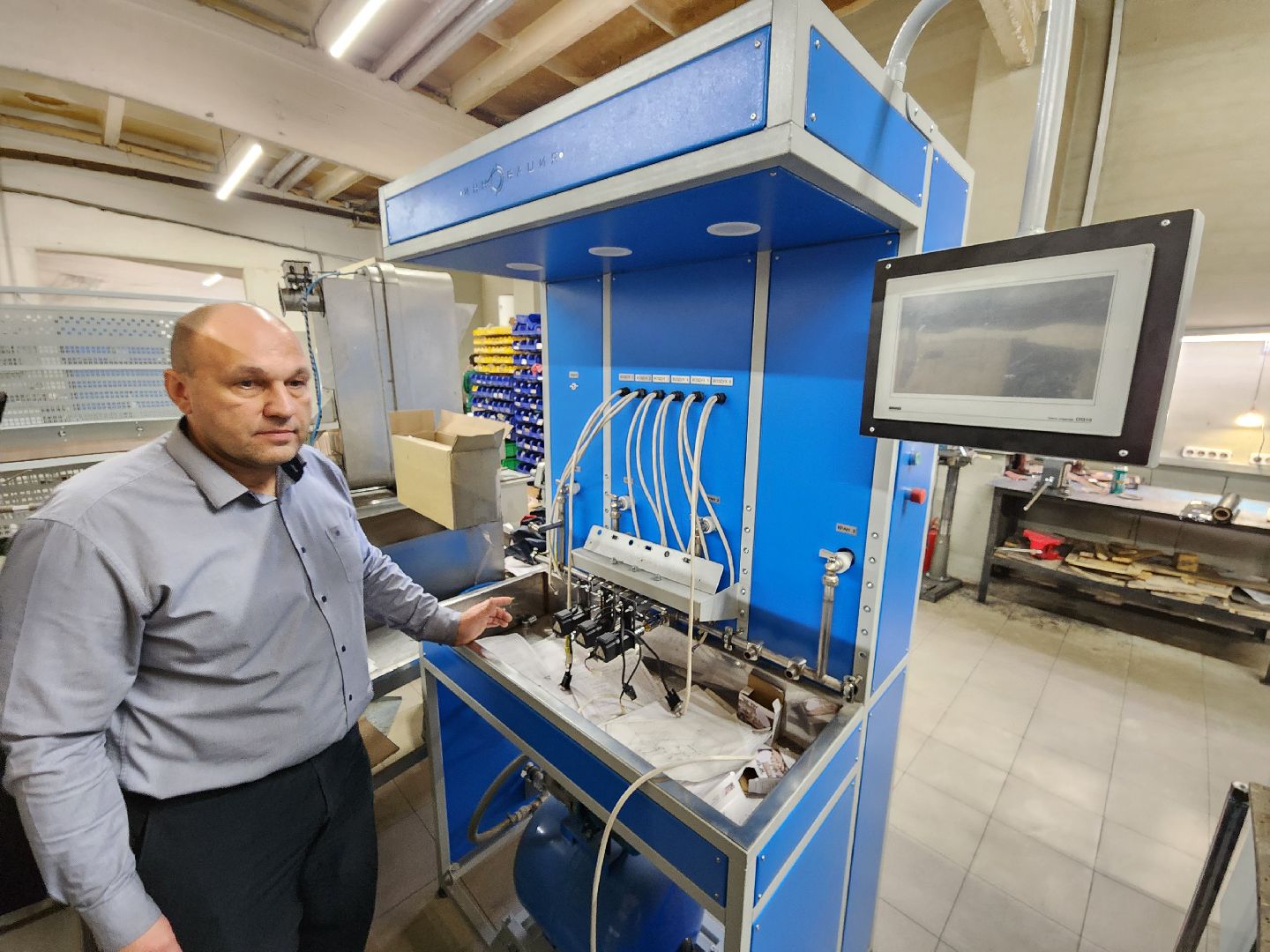 Чехов, лаборатория оборудования инновация, сертификация, уникальное оборудование для испытаний, не имеет аналогов в России, устройства, испытательные стенды, проммаштест, смесители, водоразборные краны, системы полива и орошения, импортозамещение,