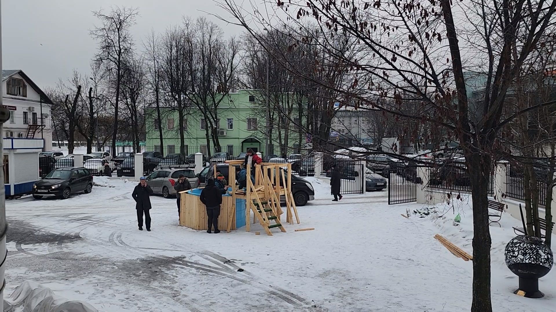 вертикалки, королёв, крещение, купель,