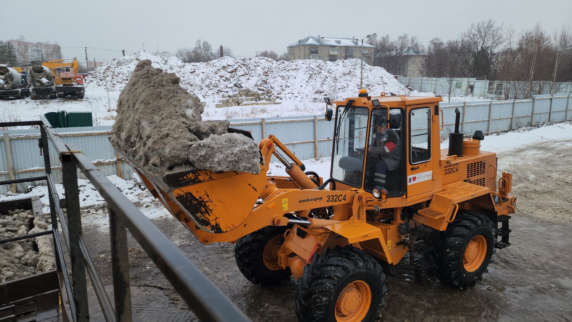 красногорск, нахабино, вертикалки, уборка снега,снегоплавильный комплекс,
