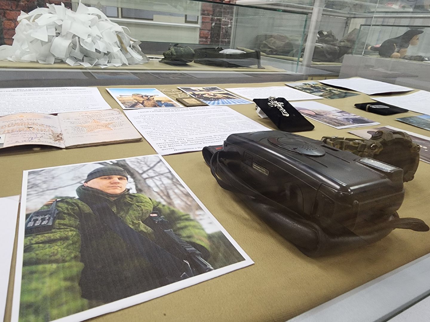 Подольск, Выставка, бойцы сво, Экспонаты,