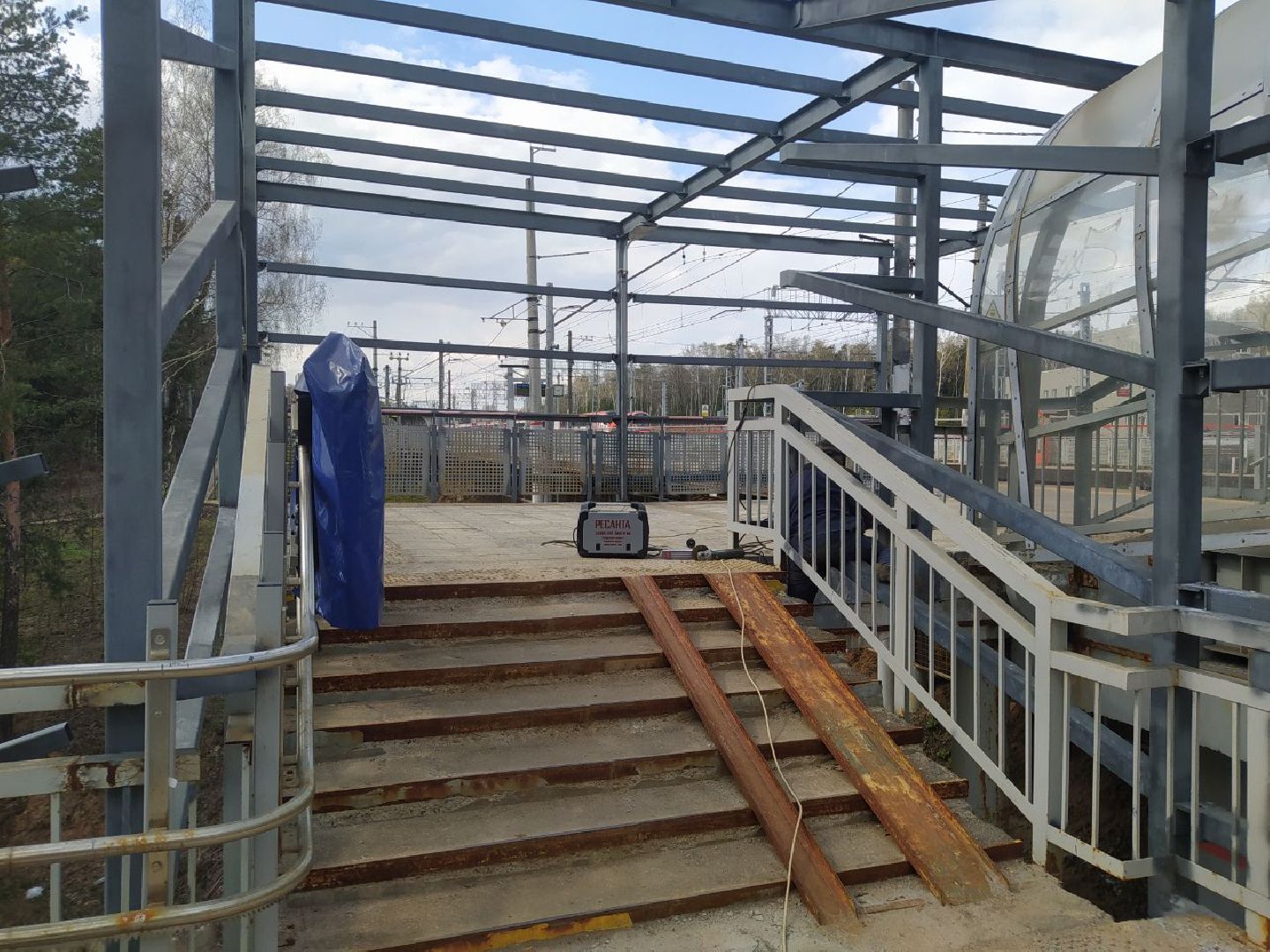 Малиновка, ЖД, платформа, благоустройство