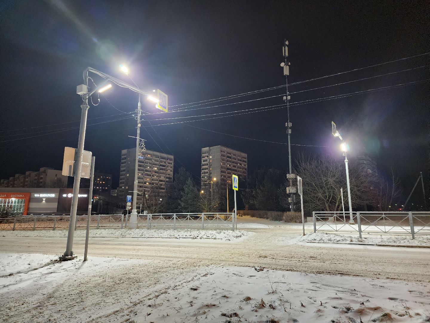 пущино, серпухов, транспорт, дороги, освещение дорог,