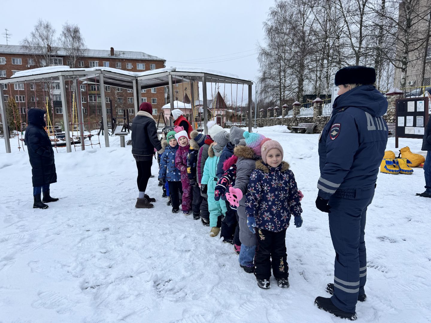 шаховская, госавтоинспекторы, игровая программа, городской парк, дети, пдд,