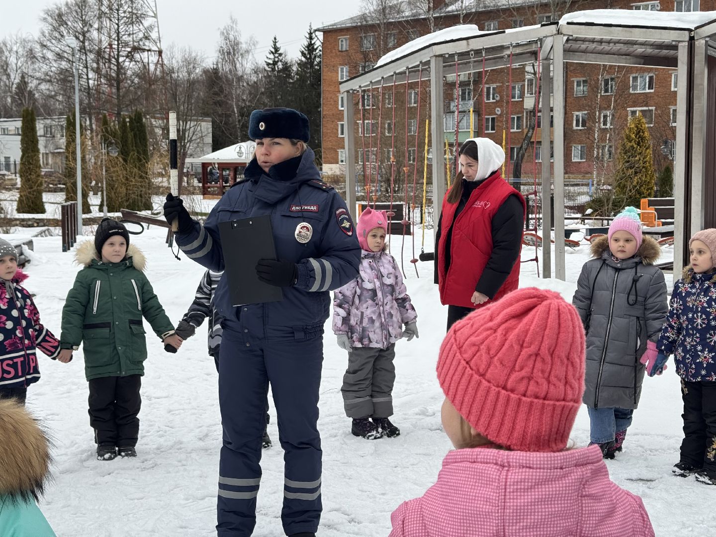 шаховская, госавтоинспекторы, игровая программа, городской парк, дети, пдд,