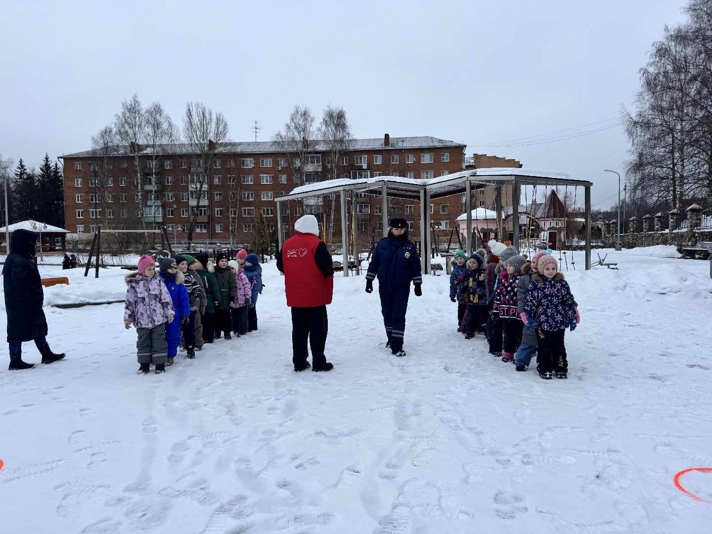 шаховская, госавтоинспекторы, игровая программа, городской парк, дети, пдд,