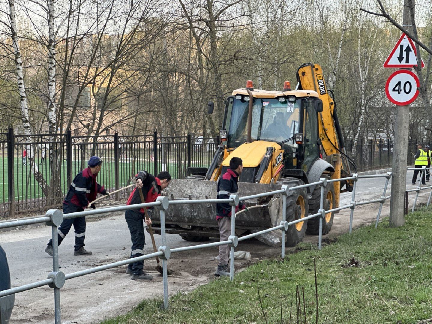 Реутов, ремонт дороги, замена асфальта, бордюрный камень