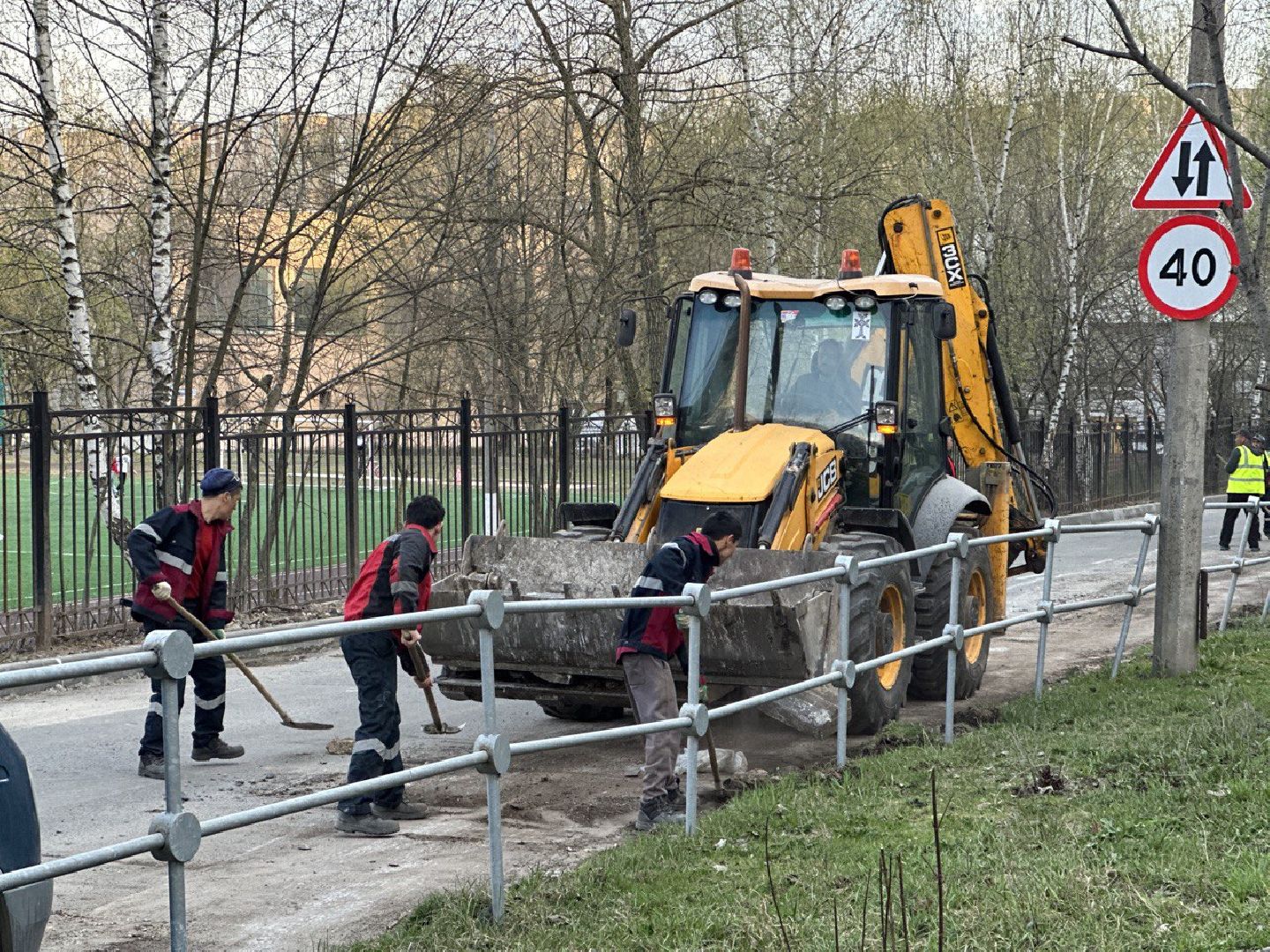 Реутов, ремонт дороги, замена асфальта, бордюрный камень