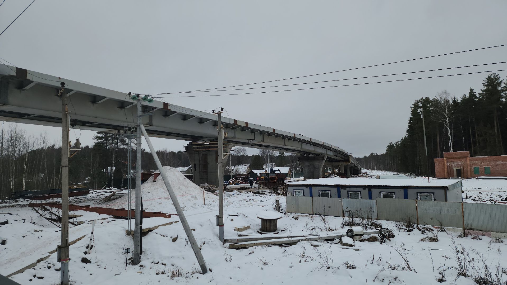 красногорск, мцд-2, аникеевка, путепровод, строительство, вертикалки,