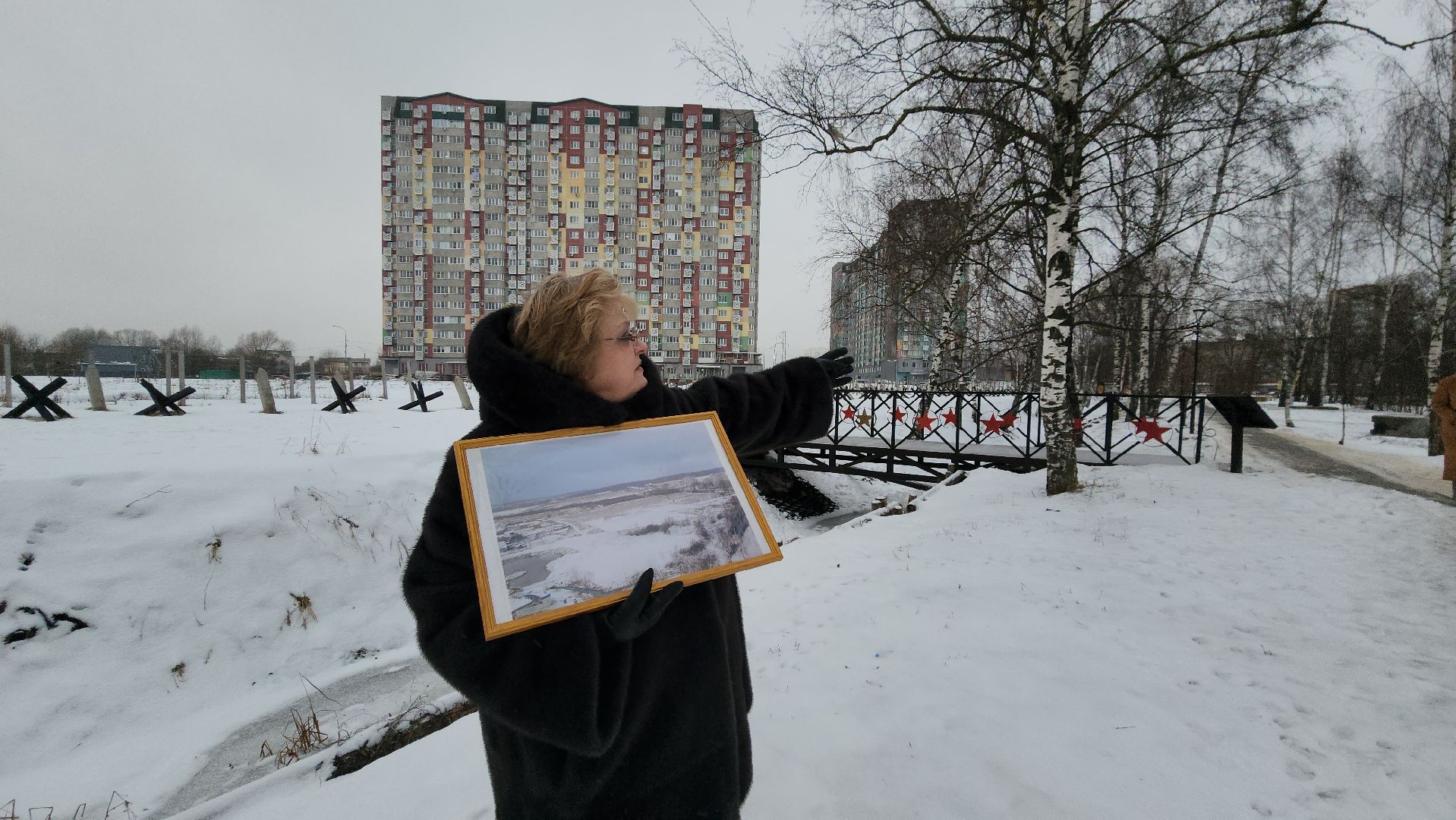 Мемориал, Лобня, История,Сквер защитников Москвы,Жк Победа,