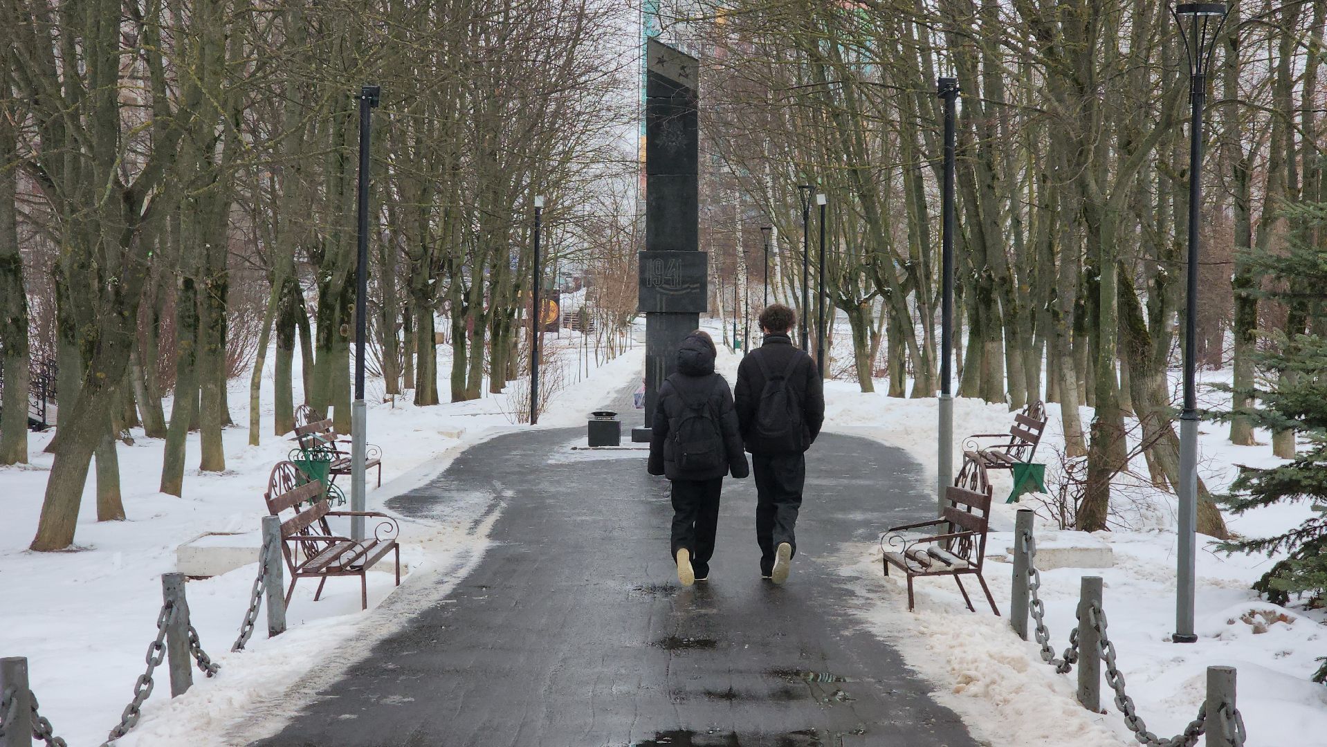 Мемориал, Лобня, История,Сквер защитников Москвы,Жк Победа,