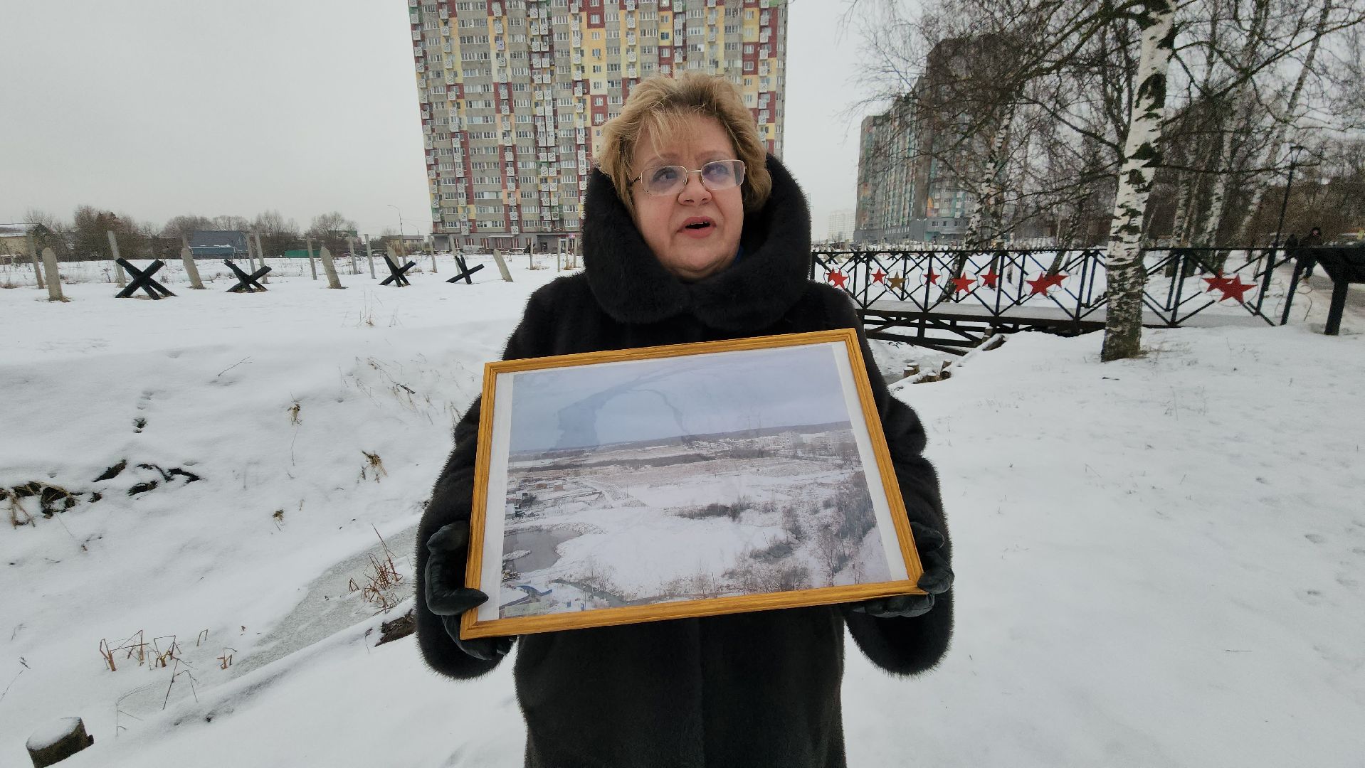 Мемориал, Лобня, История,Сквер защитников Москвы,Жк Победа,