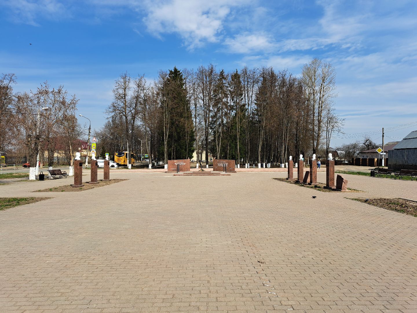 Рузский городской округ, благоустройство, Аллея Славы, Вечный огонь, сквер, стела