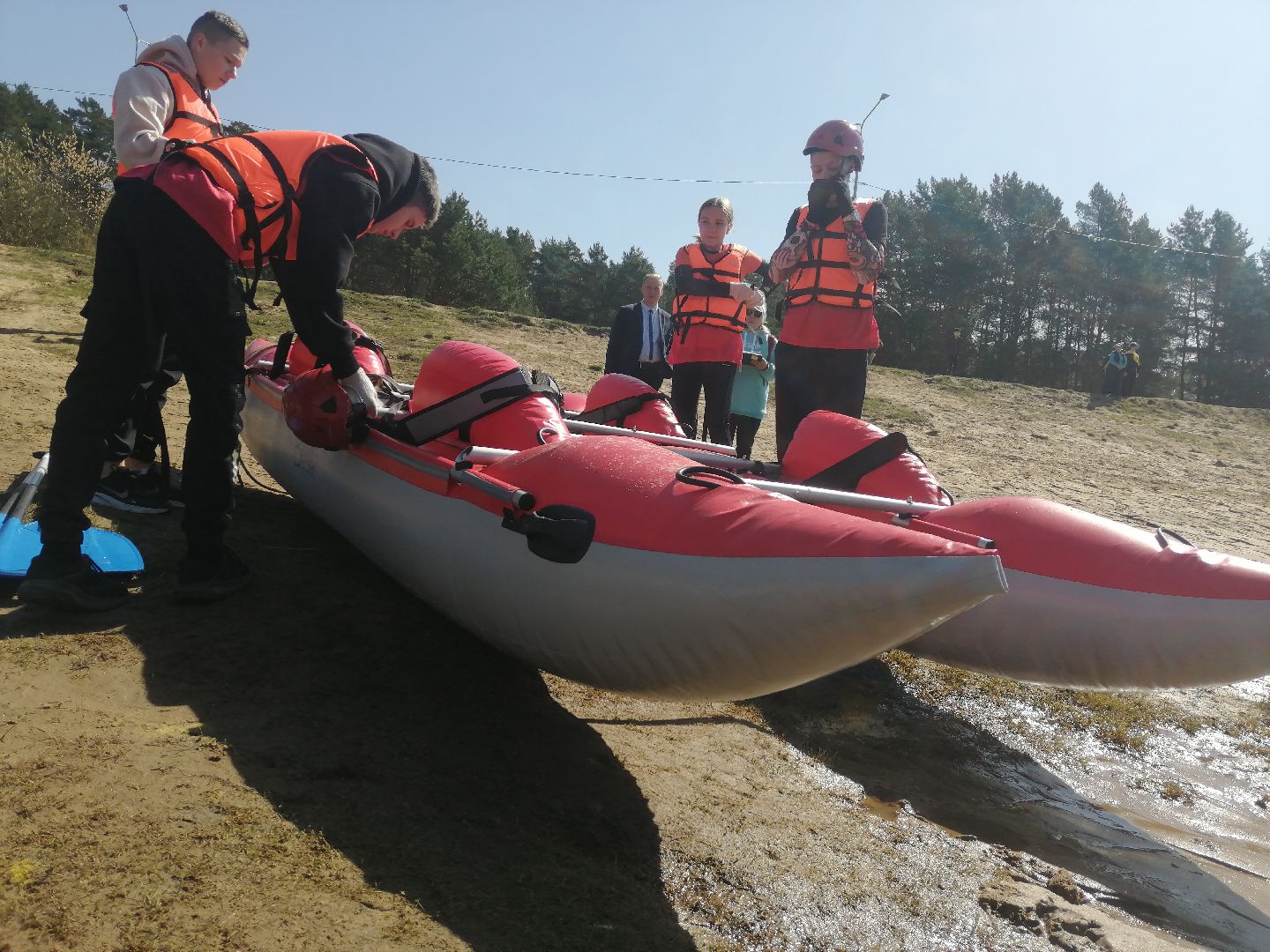 школа безопасности, соревнования на воде, дети, спорт, Протвино, протвинский карьер