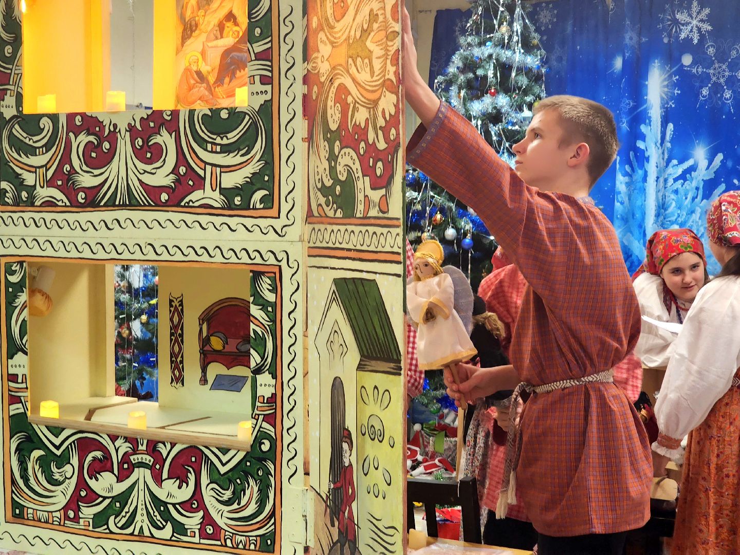 пущино, серпухов, крещение, рождество, вертепный театр,