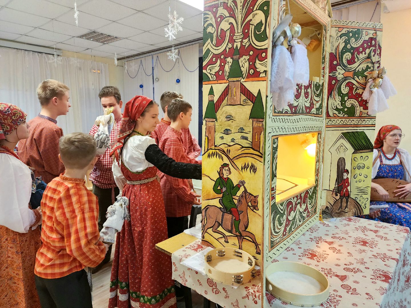 пущино, серпухов, крещение, рождество, вертепный театр,