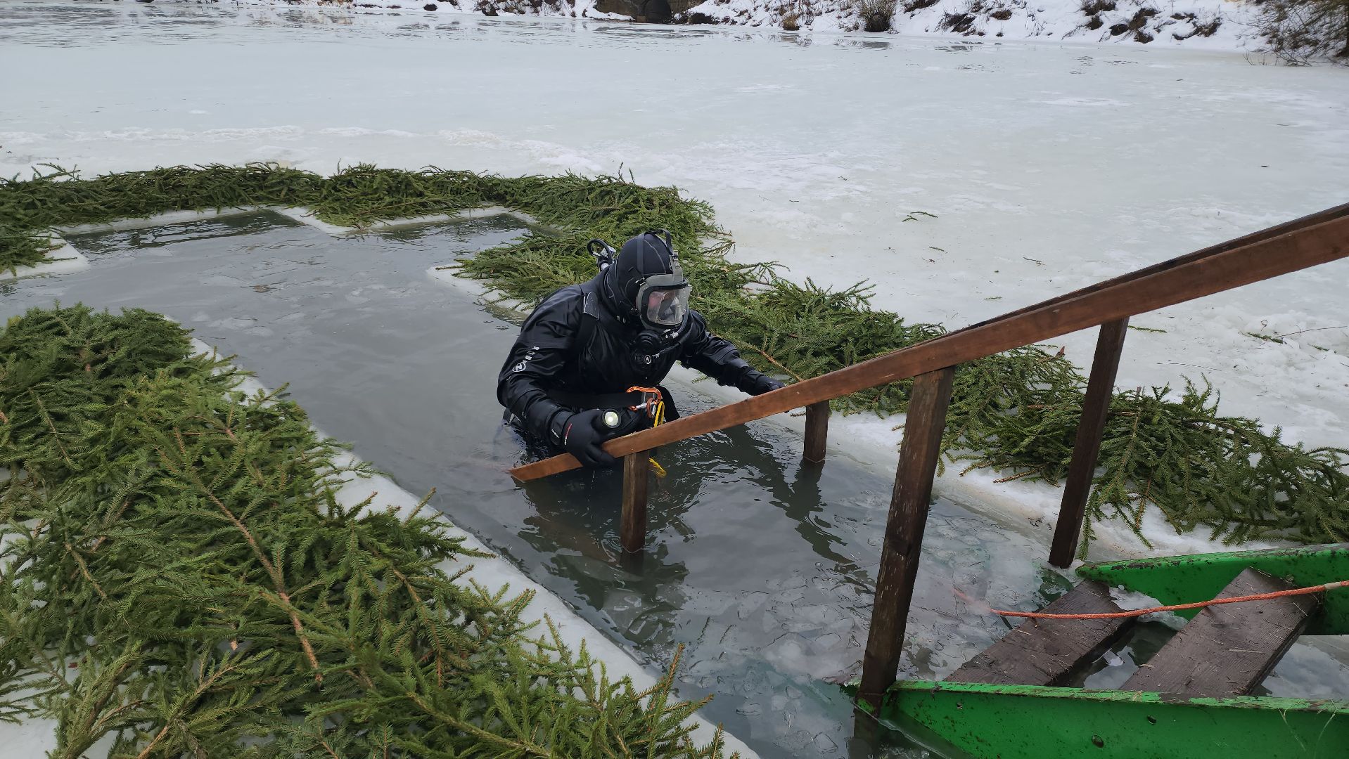 Купели, Дайверы, Мособлпожспас, МЧС, крещенские купания, Руза, Рузский округ, вертикалки,