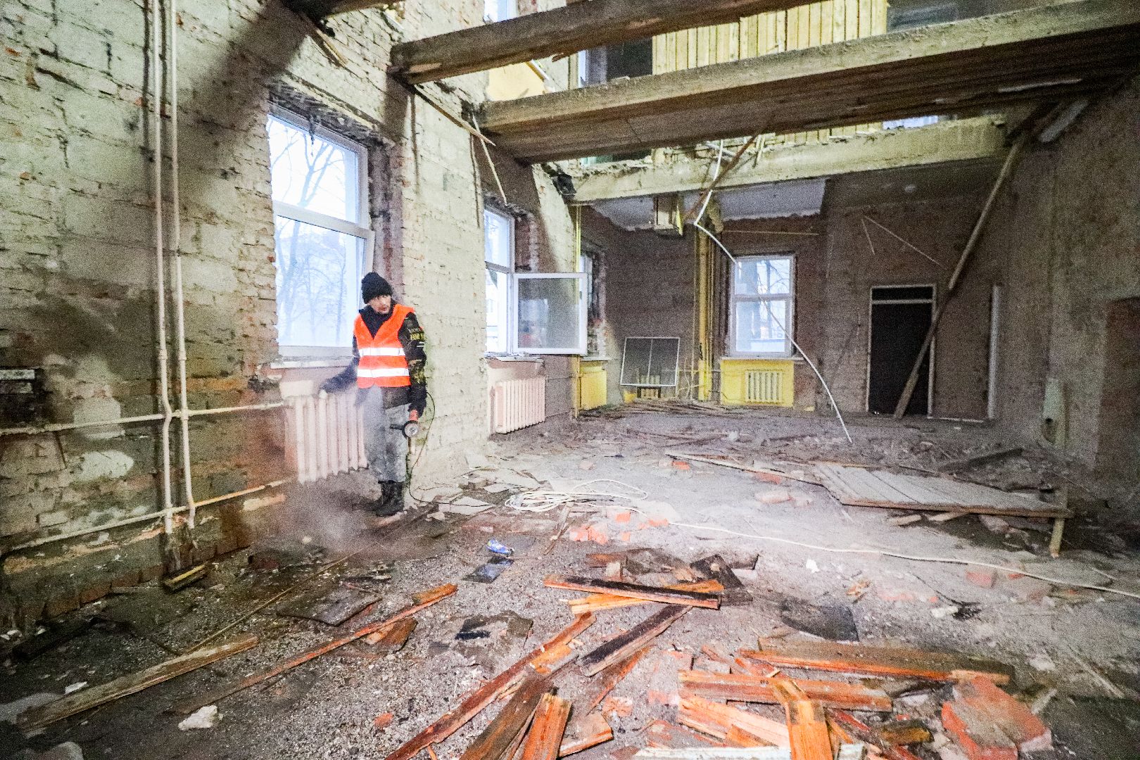 Клин, общество, вертикалки, строительство, детский сад, капитальный ремонт,