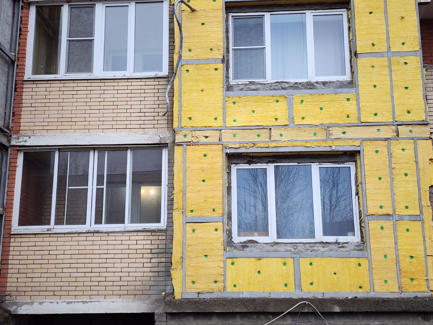 Чехов, улица Дружбы, жилой комплекс Посейдон, капитальный ремонт фасада, вертикалки,