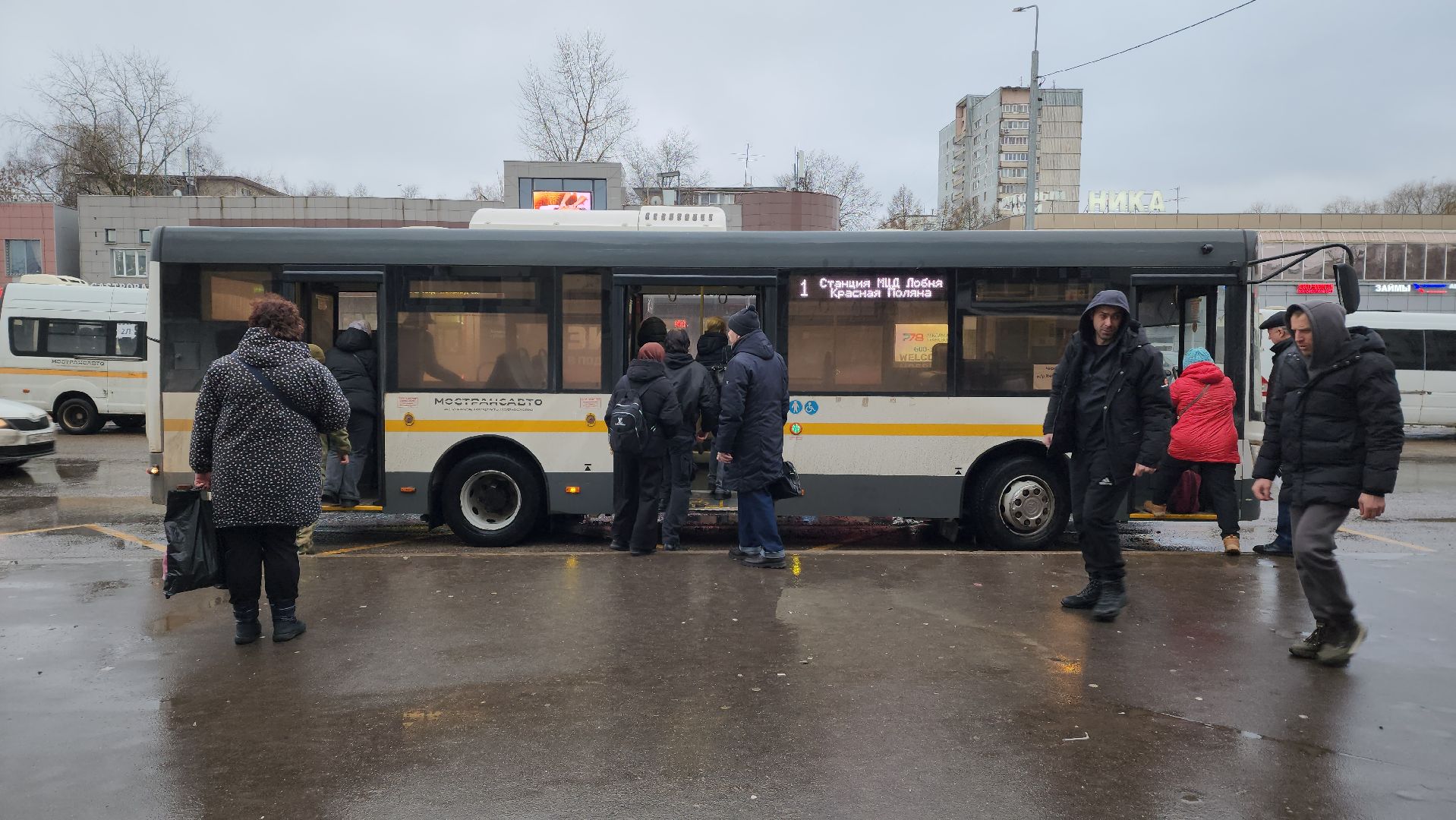 Автобусы, крещенские купания, Лобня, Расписание,