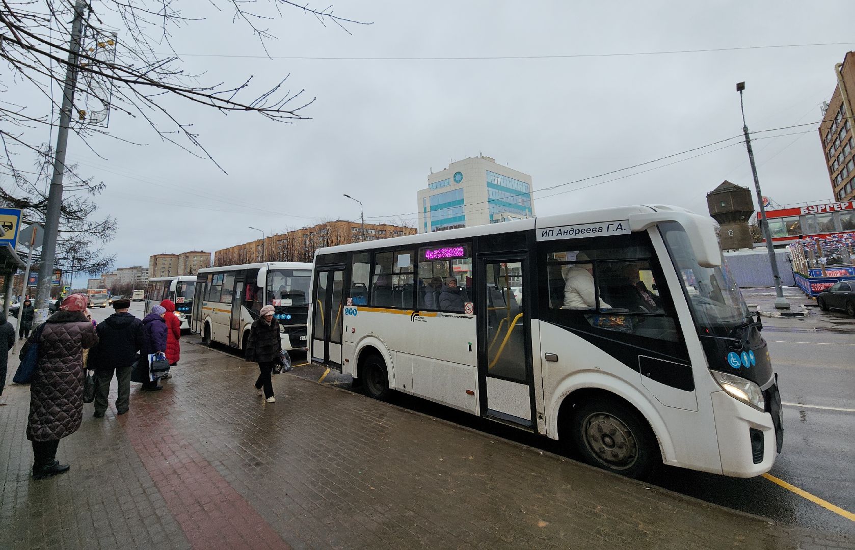 серпухов, подмосковье, крещение, транспорт, автобусы,