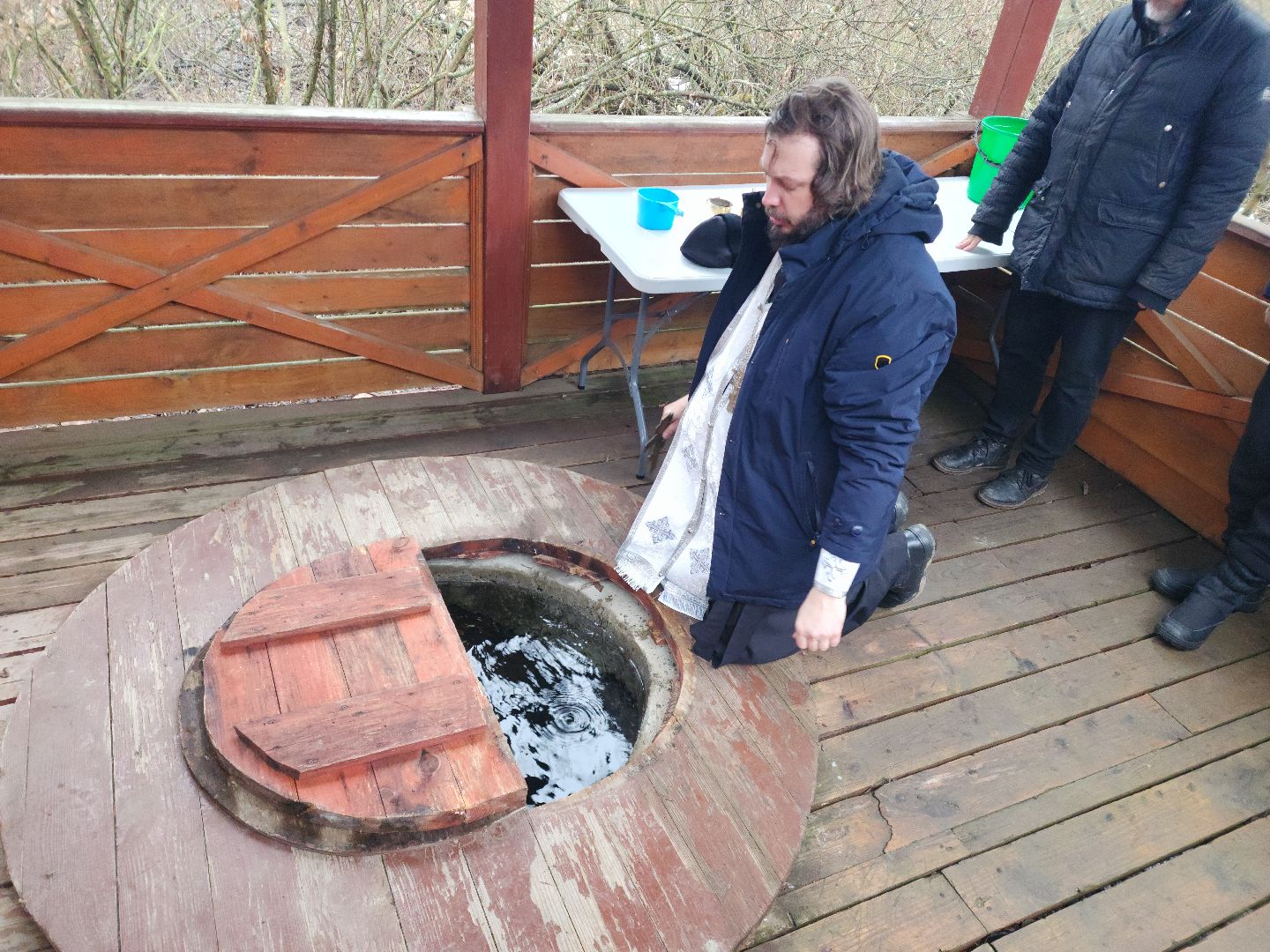 Зарайск, Купель в Кувшиново, Крещенские купания,