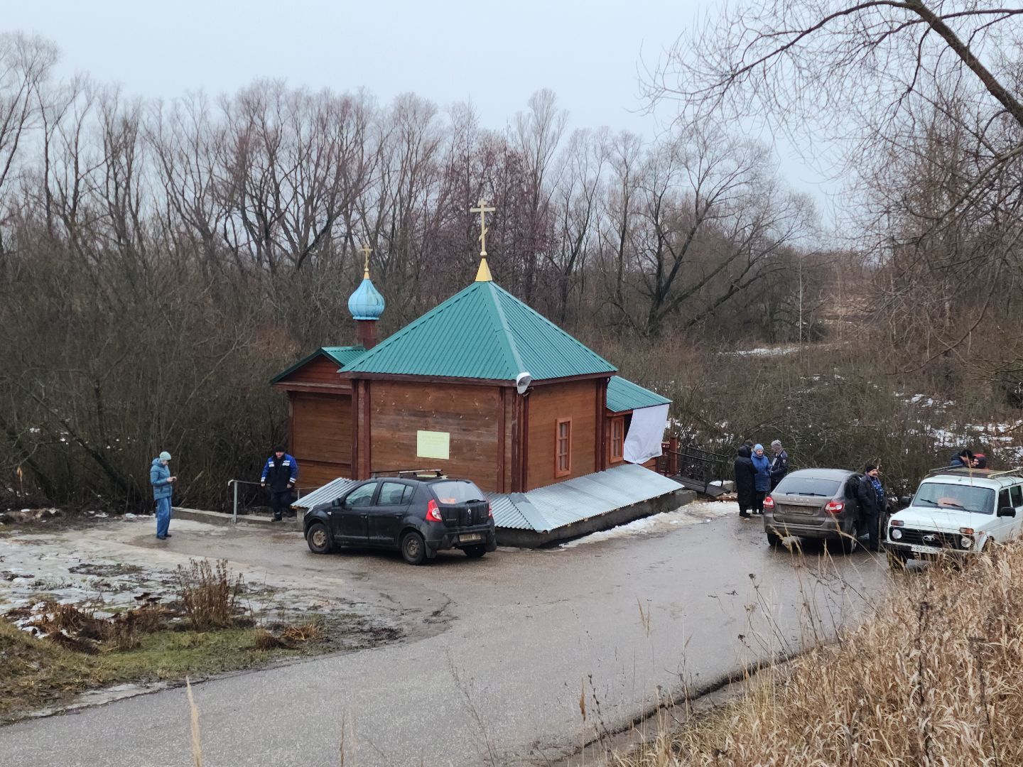 Зарайск, Купель в Кувшиново, Крещенские купания,