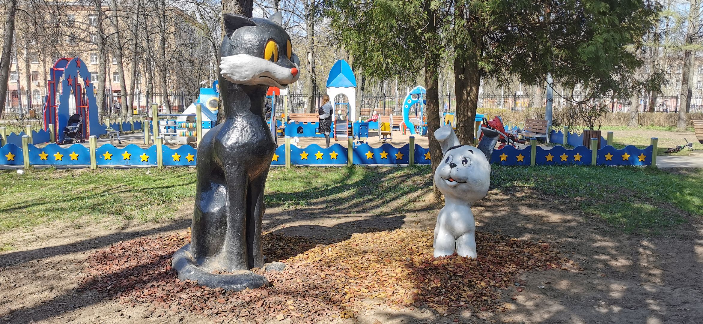 благоустройство, жанровые скульптуры