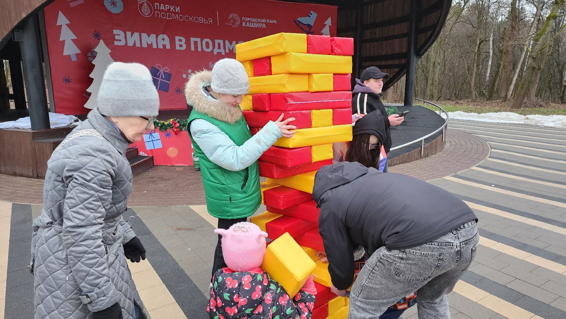 кашира, парк, дженга, досуг, игра, вертикалки,