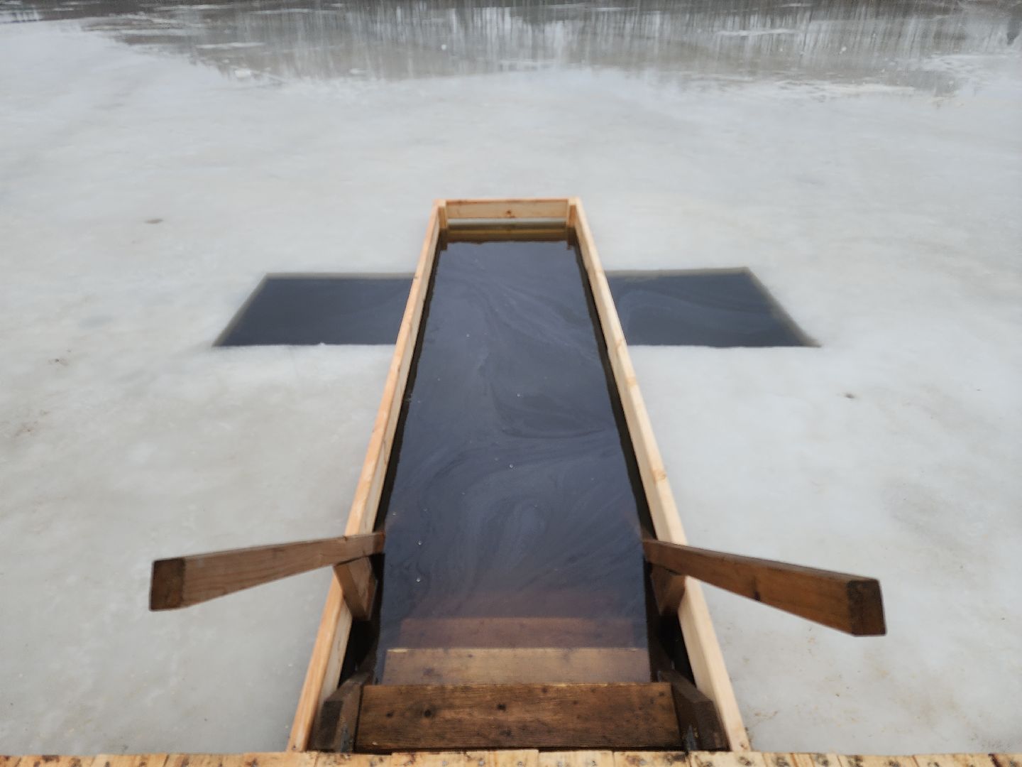 Черноголовка, Крещение, Прорубь, вертикалки,