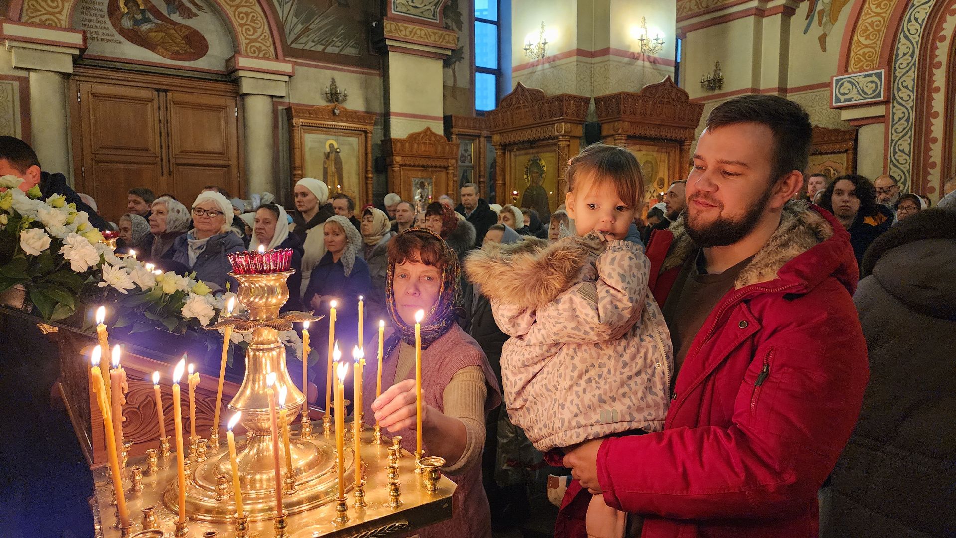Люберцы, преображенский собор, крещение, верующие,