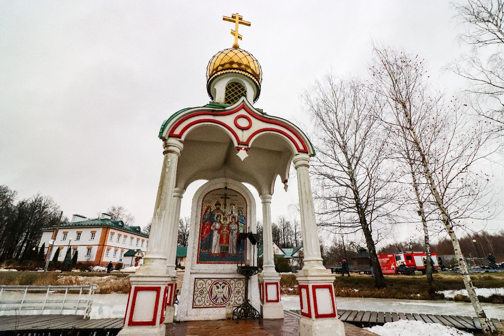 Клин, общество, крещенские купания, купели, вертикалки,