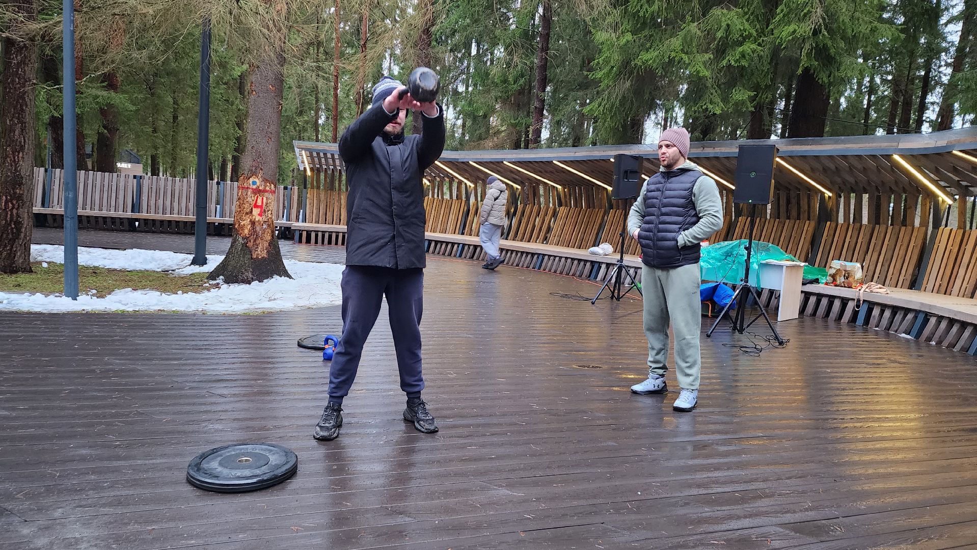 лесопарк, зима в подмосковье, фитнес, истра,