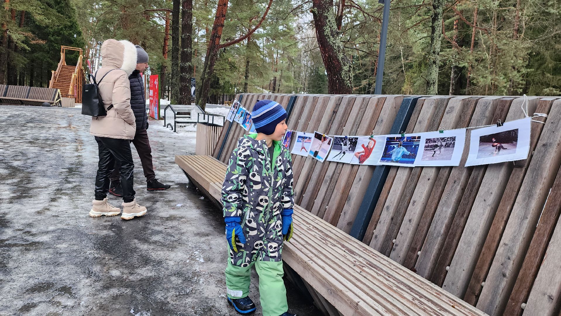 лесопарк, зима в подмосковье, фитнес, истра,